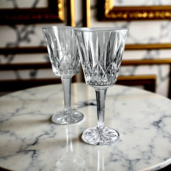 2 Catilin by Shannon Godinger, Crystal Stems Water Glass Replacements Multiples - Picture 6 of 6